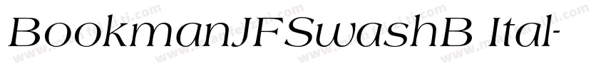 BookmanJFSwashB Ital字体转换
